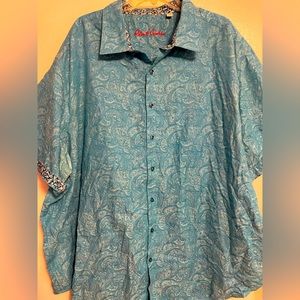 Robert Graham short sleeve button down shirt.